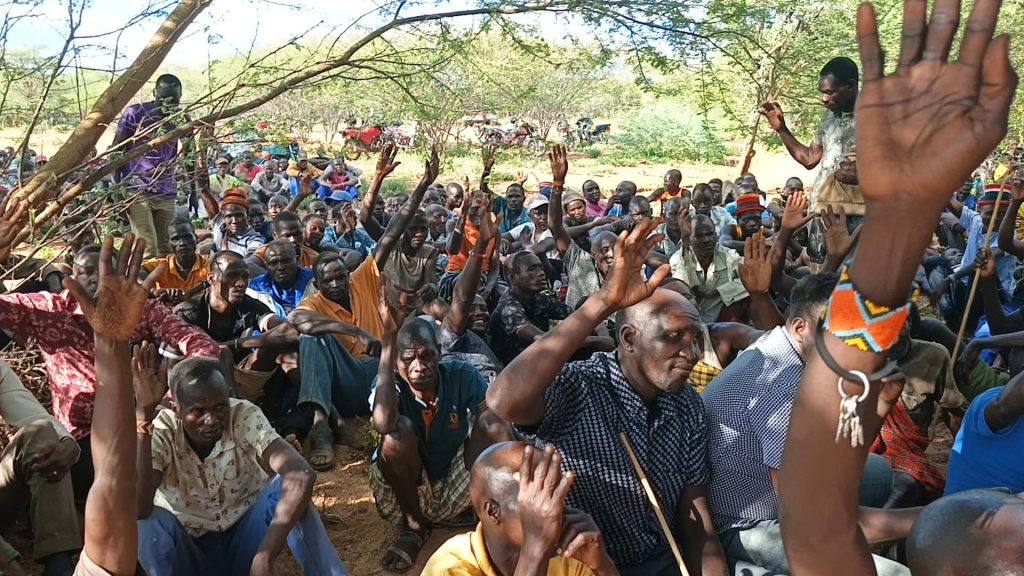 MMBUNI KAMATI ZA ARDHI KUANGAZIA SHUGULI KWENYE MIGODI,MBUNGE AWARAI WAKAAZI WA POKOT YA KATI