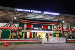 Kenyans flock Ithookwe Stadium to celebrate Mashujaa Day