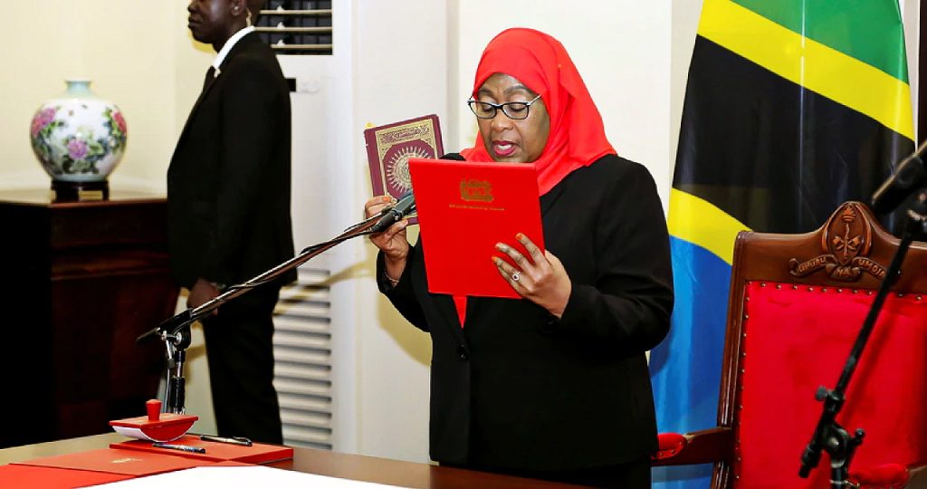 SAMIA SULUHU AAPISHWA RASMI KAMA RAIS WA TAIFA LA TANZANIA