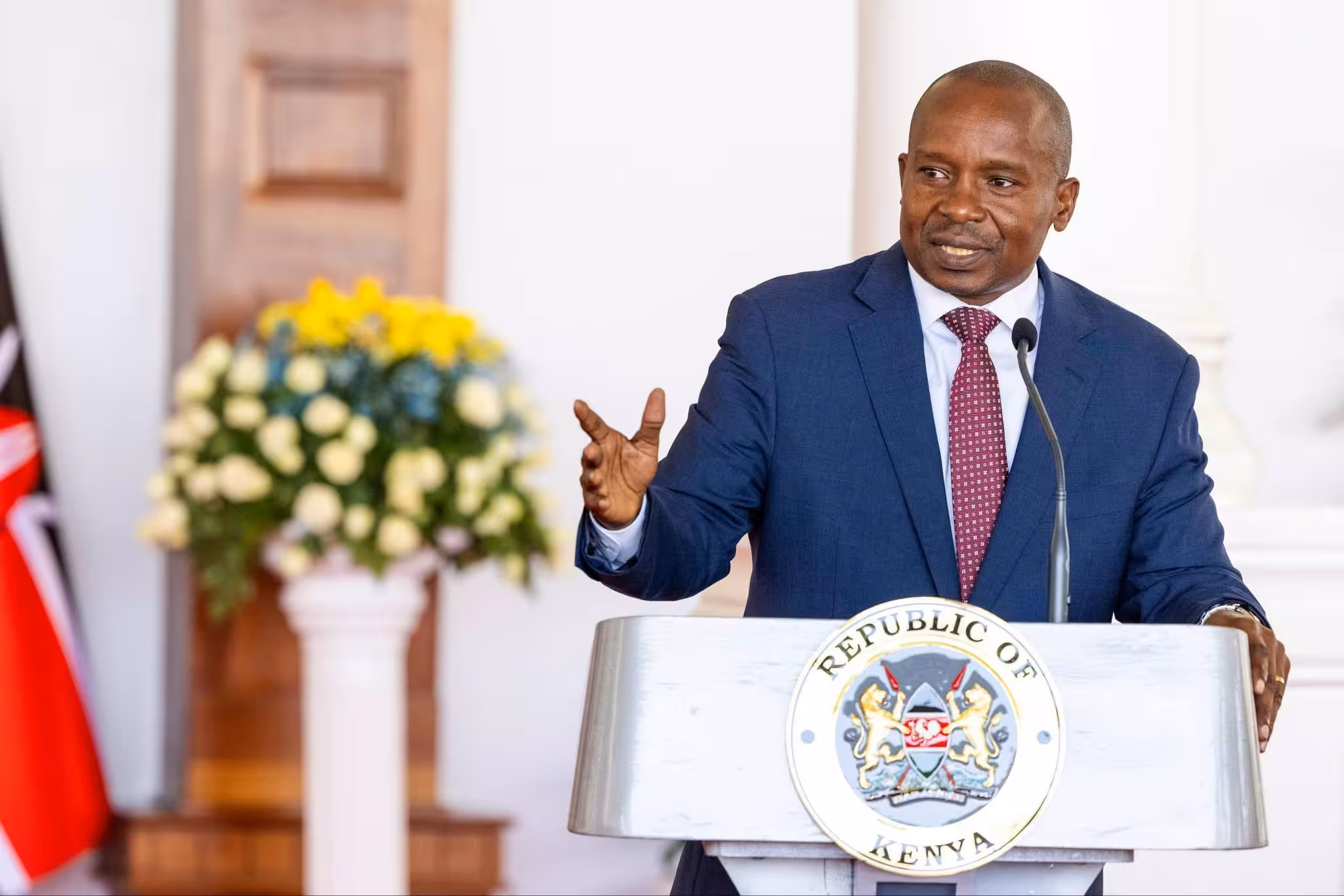 You are currently viewing NAIBU RAIS PROF KITHURE KINDIKI ATOA WITO KWA VIONGOZI WA BARA AFRIKA KUWA NA MSIMAMO THABITI ILI KUAFIKIA MAENDELEO ENDELEVU