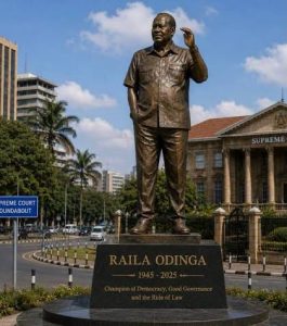 Read more about the article SANAMU YA UKUMBUSHO YAKE RAILA ODINGA.