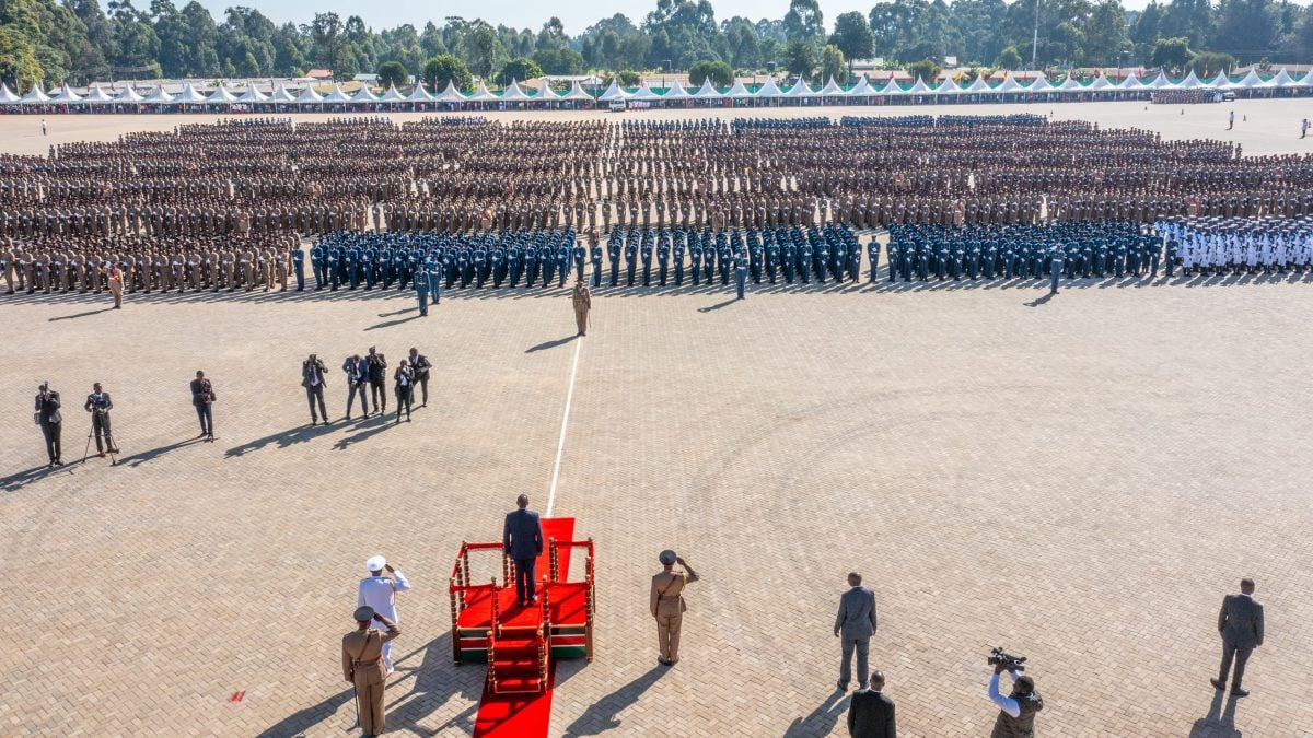 You are currently viewing PRESIDENT RUTO PRESIDES OVER THE 46TH KDF PASS-OUT PARADE IN ELDORET