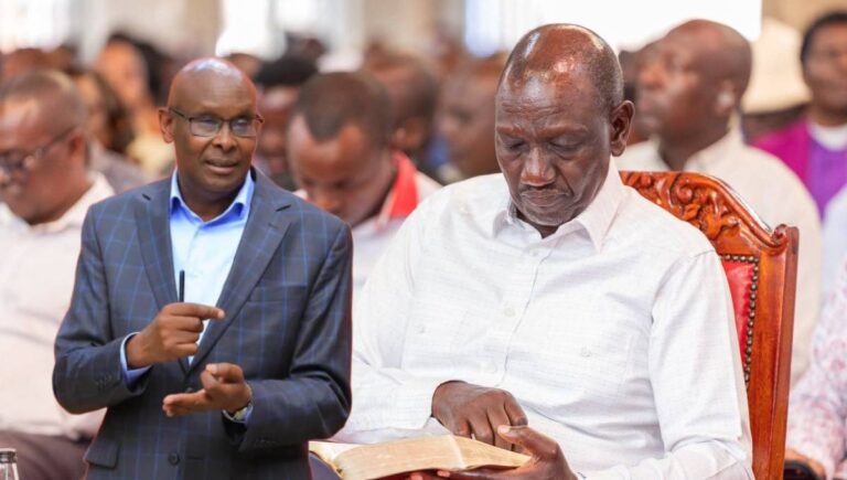 You are currently viewing JUBILEE PARTY ACCUSES PRESIDENT RUTO OF HYPOCRISY AFTER HE URGED LEADERS TO BE DISCIPLINED DURING A SUNDAY SERVICE IN TAITA TAVETA