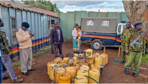 Read more about the article POLICE SEIZE 600 LITRES OF ILLICIT BREW IN MERU